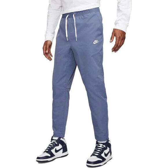 Nike Men's Club Woven Tapered Leg Pants, Diffused Blue/White, Size M, DX0623-491 - Picture 1 of 12